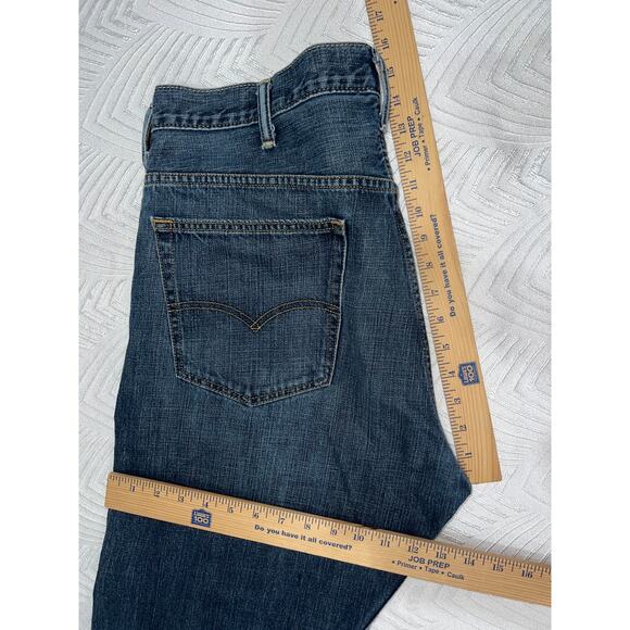 Levi’s 569 Loose Straight Men’s Jeans Size 38x30 (Measured Inseam 28” Blue Denim - Picture 9 of 12